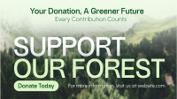 Forest Day Donation Drive Animation