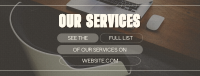 Minimal Bold Services  Facebook Cover Image Preview