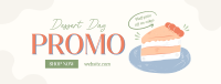 Delicious Cake Slice Facebook Cover Image Preview