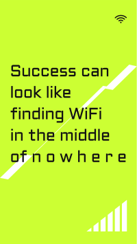 WIFI Motivational Quote Instagram Story