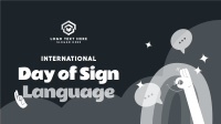 Sign Language Day Facebook Event Cover