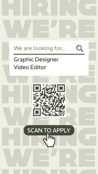 Minimalist We're Hiring YouTube Short