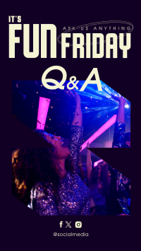 Friday Party Q&A YouTube Short