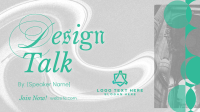 Modern Design Talk Facebook Event Cover