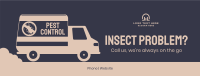 Pest Control Truck Facebook Cover