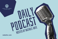 Daily Podcast Cutouts Pinterest Cover