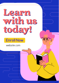 Enrollment Student Register  Flyer Design