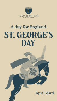 Happy St. George's Day Instagram Story