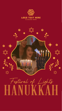 Celebrate Hanukkah Family Facebook Story