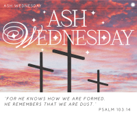 Modern Nostalgia Ash Wednesday Facebook Post