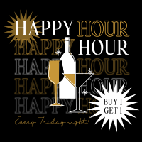 Cocktail Happy Hour T-shirt
