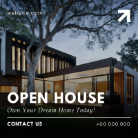 Modern Open House Today Instagram Post