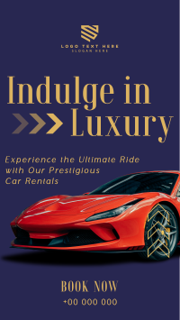 Luxurious Car Rental Service Instagram Reel