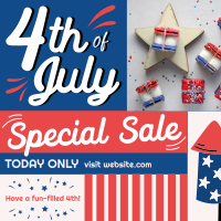 4th of July Sale Instagram Post