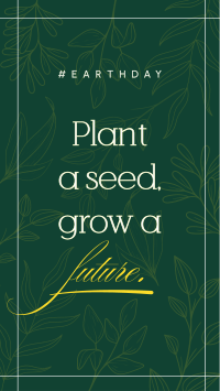 Plant a seed Instagram Story