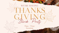 Elegant Thanksgiving Party Animation