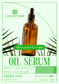 Skin Care Serum Poster Design