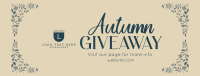 Autumn Giveaway Post Facebook Cover