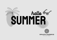 Hello Summer Postcard