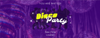 Disco Fever Party Facebook Cover