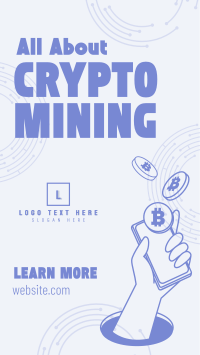 Tech Crypto Mining Instagram Story