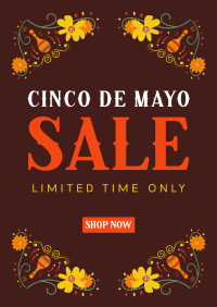 Mexican Party Sale Poster Design