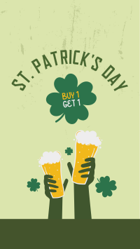 Saint Patrick Promo Facebook Story