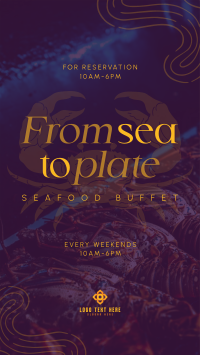 Seafood Cuisine Buffet Instagram Reel