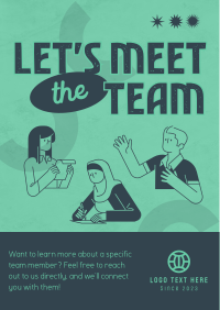 Meet Team Employee Flyer