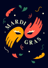 Mardi Gras Carnival Poster