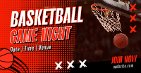Basketball Game Night Facebook Ad