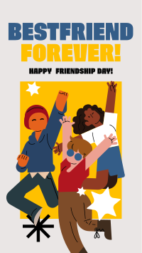 Embracing Friendship Day Instagram Story Design