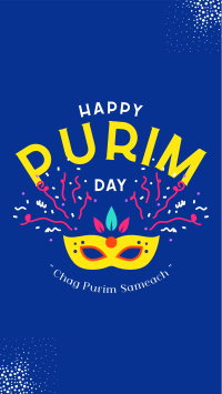 Chag Purim Fest Instagram Story