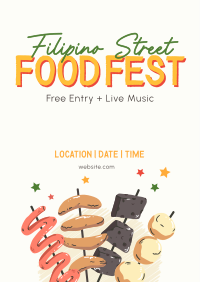 Lets Eat Street Foods Poster