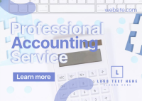 Professional Accounting Service Postcard Design