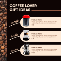 Coffee Gift Ideas Instagram Post