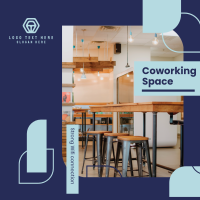 Coworking Curve and Point Linkedin Post