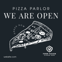 Pizza Parlor Open Instagram Post Image Preview