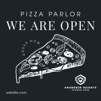 Pizza Parlor Open Instagram Post Image Preview