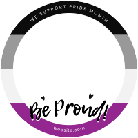 Asexual Pride Flag  Pinterest Profile Picture Design