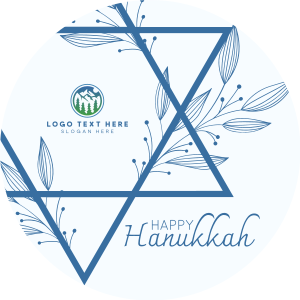 Floral Hanukkah Star SoundCloud Profile Picture Image Preview