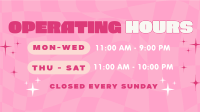 Quirky Operating Hours Facebook Event Cover