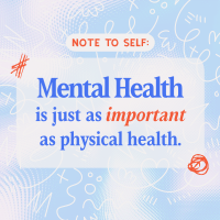 Mental Health Quote Instagram Post Design