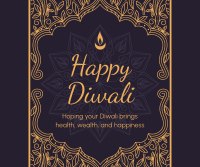 Fancy Diwali Greeting Facebook Post