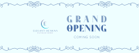 Elegant Grand Opening Facebook Cover Image Preview