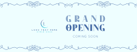 Elegant Grand Opening Facebook Cover