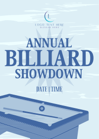 Billiard Tournament Flyer