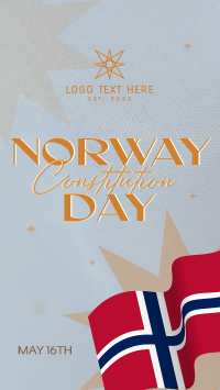 Flag Norway Day TikTok Video Image Preview