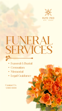 Funeral Bouquet Instagram Story
