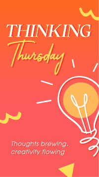 Thinking Thursday Thoughts Instagram Reel Design